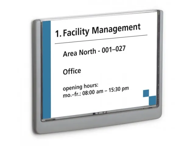 Deurbord Click Sign A5 Grafiet