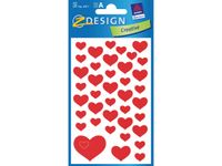papieretiket Z-design Creative pakje a 3 vel harten