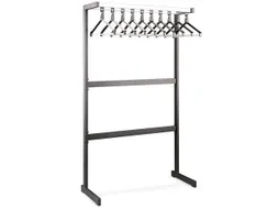 Garderoberek 10 Kledinghangers Hoedenplank Enkelzijdig 1700x1000x570mm