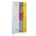 lockerkast v. kinderen,HxBxD 1600x630x500mm,2vak,RAL7035,front RAL6011