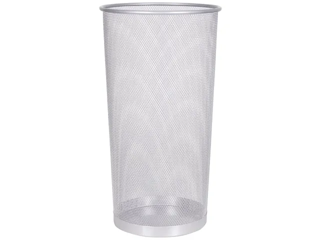 Parapluhouder 22,6 Liter Metaal Mesh Zilver