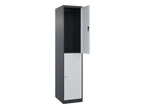 dubbeldekse locker,HxBxD 1850x400x500mm,1x2vak.,vak B 400mm