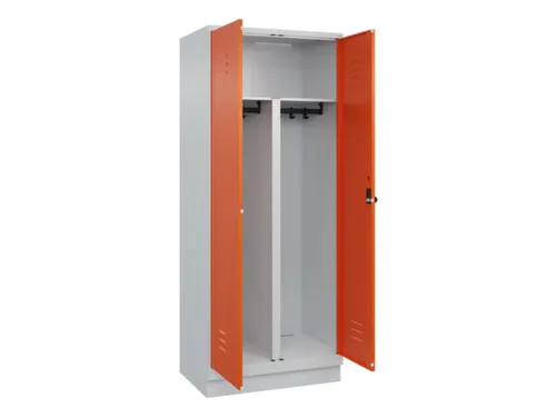 PBM-locker,HxBxD 1950x800x500mm,2vak,vak B 400mm,draaigrendel