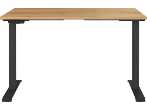 Elektrisch ihv bureau,HxBxD 720-1200x1200x800mm,blad Navarra-eiken