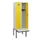 locker met bank,HxBxD 1950x600x815mm,2vak,vak B 300mm,cilinderslot
