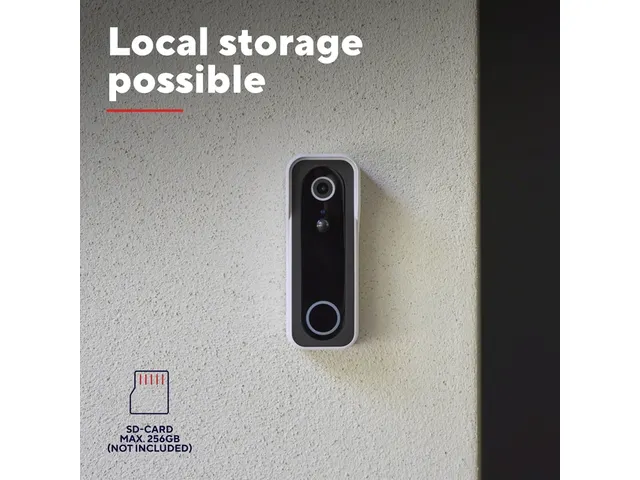 Deurbelcamera Trust DOORCAM-3000 Wi-Fi wit