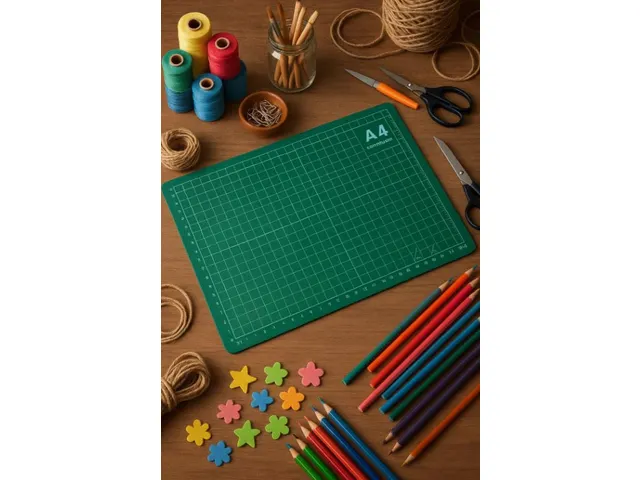 Tapis de coupe A4 30x22cm vert