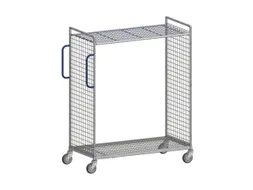 Verzamelwagen,Draagverm. 150Kg,2Etage(S),Draadgaasbodem,Verz.