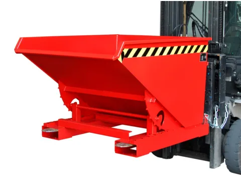 Kiepbak Hxbxd 835x1070x1260mm 0.60m³ Afrolmechaniek Gelakt Ral3000