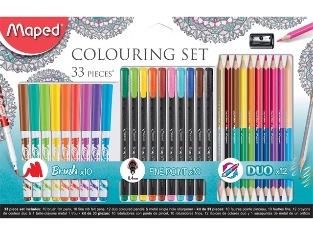 Feutre Maped Colouring set 33 pièces assorti