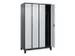 locker voor scheiding van kleding,HxBxD 1950x1200x500mm,4vak