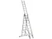 Multifunctionele Telescoopladder,3X9,Sporten,Aluminium