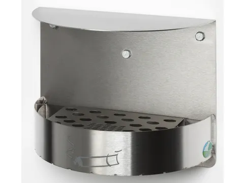 Wandasbak 1.5 liter 230x300x150mm Slot Rvs Mat