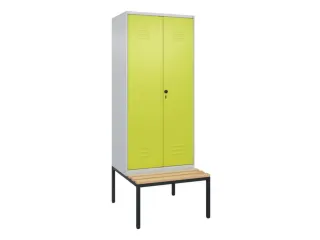 locker voor scheiding van kleding,HxBxD 2120x800x815mm,2vak - 1