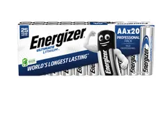 Batterij Energizer Ultimate Lithium 20x AA