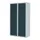 ladekast HxBxD 1800x1000x500mm 34laden RAL7035 front RAL7016