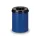 OUTLET prullenmand zelfblussend 20l HxØ 426x260mm kop zwart romp staa