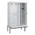 locker met bank,voor scheiding van kleding,HxBxD 2120x1200x815mm,4vak