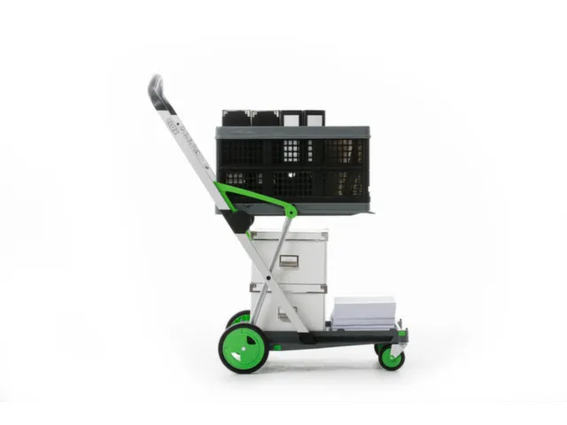 vouwbare winkelwagen,draagverm. 60kg,2etage(s),HxLxB 1025x890x550mm