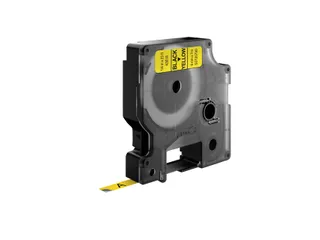 Labeltape Dymo 43618 LabelManager D1 polyester 6mm zwart op geel - 7