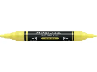 Acrylmarker Faber-Castell Multimark 256 yellow neon - 3