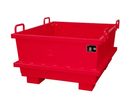 Universele Stortgoedbak Rood Heftruck En Kraantraverse 680x1040x1200mm
