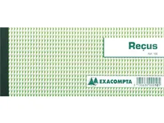 Exacompta Ontvangsten, Ft 9 X 13 Cm, 50 Vel, Horizontaal, Franstalig