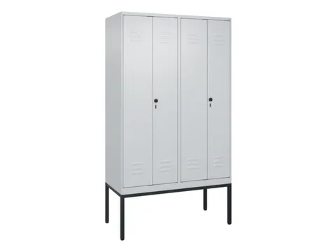 PBM-locker,HxBxD 2120x1200x500mm,4vak,vak B 300mm,draaigrendel