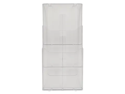 Wandfolderhouder A4 vertic (3) transp.