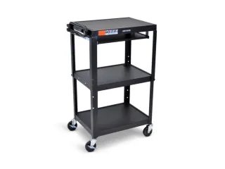 bijzetwagen,HxLxB 610-1060x610x460mm,zwart,3niveau(s) - 2