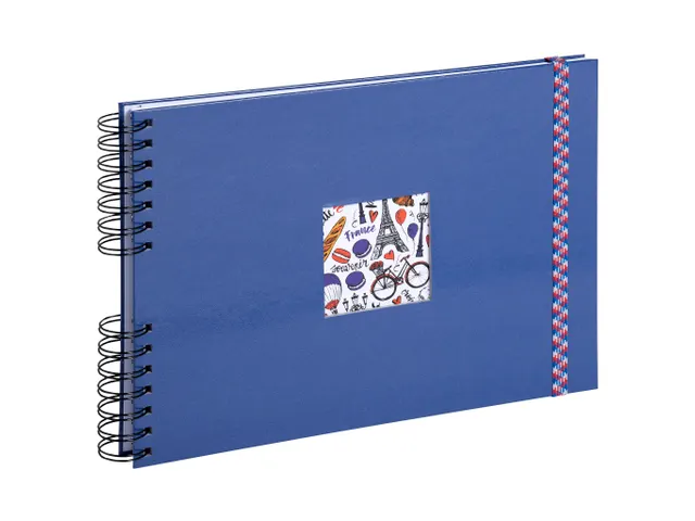 Fotoalbum Spiraal 50p 32 x22 French'Class Blauw