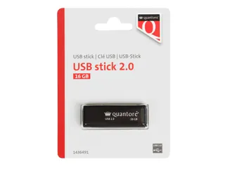 Quantore USB-stick 2.0 16GB Zwart - 2