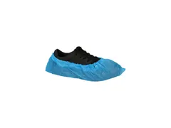 Schoenovertrek CMT 70mu geruwd maat 36-46 CPE blauw 50 stuks