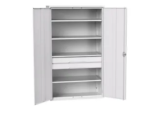 universele kast,HxBxD 2000x1300x550mm,4xStalen bodem,2lade(n) - 1