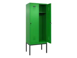 locker,HxBxD 2120x800x500mm,2vak,vak B 400mm,draaigrendel