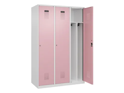 locker voor scheiding van kleding,HxBxD 1850x1200x500mm,3vak