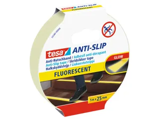 Anti-slip tape tesa 5mx25mm fluoriserend - 1