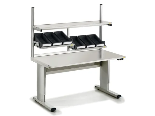 opbouwelement,v. werktafel,HxB 900x1489mm,v. B 1500mm,aluminium