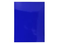 20 Presentatiemappen Glanzend Karton 250g Chromolux A4 Blauw