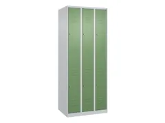 dubbeldekse locker,HxBxD 1850x750x500mm,3x2vak.,vak B 250mm,cil.-slot