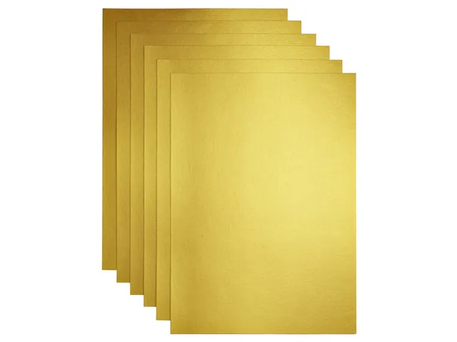 Kopieerpapier Papicolor A4 300gr 3 vel metallic goud