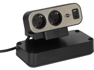 Stekkerdoos Brennenstuhl Estilo bureau duplex 10-voudig 1 USB C, 1 USB - 11