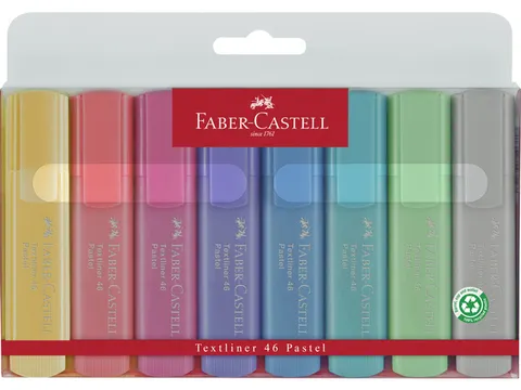 Tekstmarker 1546 Etui Met 8 Stuks Assorti Pastel