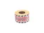 Waarschuwingsetiket Rillprint do not fold 46x125mm wit 250 stuks