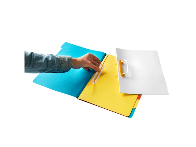 Trieur Secolor Sixtab 6 compartiments carton 100% recyclé 250g bleu