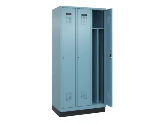 locker voor scheiding van kleding,HxBxD 1950x900x500mm,3vak - 1
