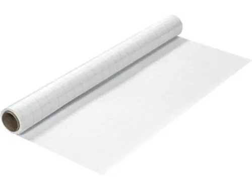 Instant whiteboardfolie 60x80cm wit geruit rol à 25 vellen