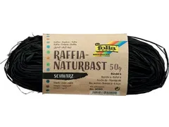 Folia raffia zwart