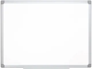 Q-Connect Whiteboard 90x120cm Melamine Niet Magnetisch - 1