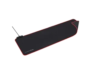 GXT 764 Glide-Flex XXL Muismat met RGB-verlichting 93x30cm zwart - 1